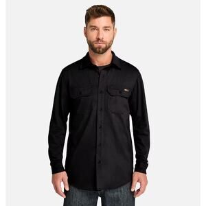 Timberland PRO Men's Flame-Resistant Button Front Core Shirt Large Black NWT